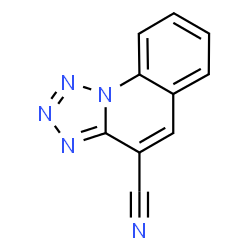 ChemSpider 2D Image | Tetrazolo[1,5-a]quinoline-4-carbonitrile | C10H5N5