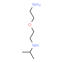 ChemSpider 2D Image | N-[2-(2-Aminoethoxy)ethyl]-2-propanamine | C7H18N2O