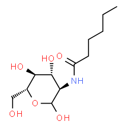 ChemSpider 2D Image | N-Hexanoyl-D-glucosamine | C12H23NO6