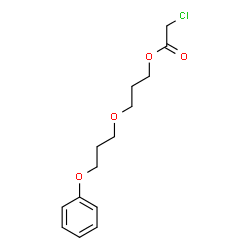 ChemSpider 2D Image | 3-(3-Phenoxypropoxy)propyl chloroacetate | C14H19ClO4