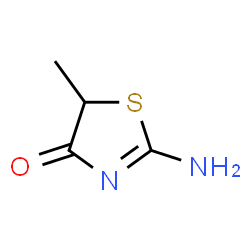 ChemSpider 2D Image | 2-Amino-5-methylthiazol-4(5H)-one | C4H6N2OS