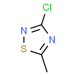ChemSpider 2D Image | 3-Chloro-5-methyl-1,2,4-thiadiazole | C3H3ClN2S