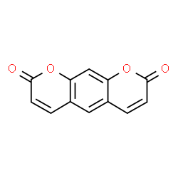 ChemSpider 2D Image | 2H,8H-Pyrano[3,2-g]chromene-2,8-dione | C12H6O4