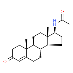 ChemSpider 2D Image | 17?-acetamidoandrost-4-en-3-one | C21H31NO2