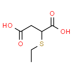 ChemSpider 2D Image | 2-(Ethylsulfanyl)succinic acid | C6H10O4S