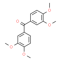 ChemSpider 2D Image | Bis(3,4-dimethoxyphenyl)methanone | C17H18O5