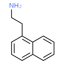 ChemSpider 2D Image | 2-(1-Naphthyl)ethanamine | C12H13N