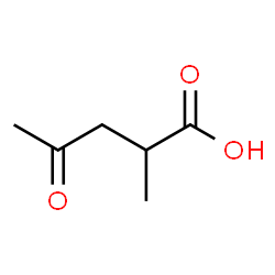 ChemSpider 2D Image | 2-Methyl-4-oxopentanoic acid | C6H10O3