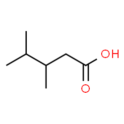 ChemSpider 2D Image | 3,4-Dimethylpentanoic acid | C7H14O2