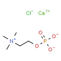 ChemSpider 2D Image | Calcium phosphorylcholine chloride | C5H13CaClNO4P