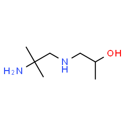 ChemSpider 2D Image | 1-[(2-Amino-2-methylpropyl)amino]-2-propanol | C7H18N2O