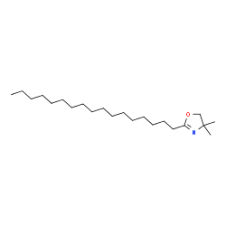 ChemSpider 2D Image | 2-Heptadecyl-4,4-dimethyl-4,5-dihydro-1,3-oxazole | C22H43NO