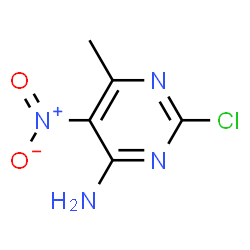 ChemSpider 2D Image | 2-Chloro-6-methyl-5-nitro-4-pyrimidinamine | C5H5ClN4O2