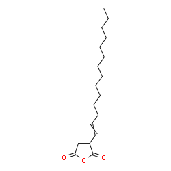 ChemSpider 2D Image | 3-(1-Tetradecen-1-yl)dihydro-2,5-furandione | C18H30O3