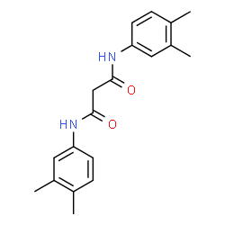 ChemSpider 2D Image | N,N'-Bis(3,4-dimethylphenyl)malonamide | C19H22N2O2