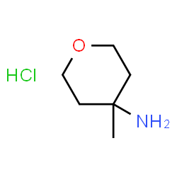 ChemSpider 2D Image | 4-Methyloxan-4-amine hydrochloride | C6H14ClNO