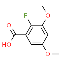 ChemSpider 2D Image | 2-Fluoro-3,5-dimethoxybenzoic acid | C9H9FO4
