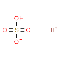 ChemSpider 2D Image | SULFURIC ACID, THALLIUM SALT | HO4STl