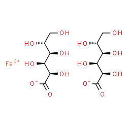 ChemSpider 2D Image | Iron(II) gluconate | C12H22FeO14