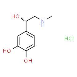 ChemSpider 2D Image | d-Epinephrine hydrochloride | C9H14ClNO3