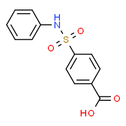 ChemSpider 2D Image | 4-Phenylsulfamoyl-benzoic acid | C13H11NO4S