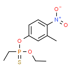 ChemSpider 2D Image | O-Ethyl O-(3-methyl-4-nitrophenyl) ethylphosphonothioate | C11H16NO4PS