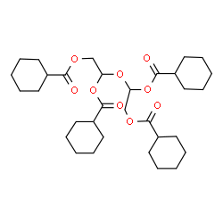 ChemSpider 2D Image | Oxydi-1,1,2-ethanetriyl tetracyclohexanecarboxylate | C32H50O9