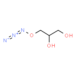 ChemSpider 2D Image | 3-(2,3-Dihydroxypropoxy)-1,2-triazadien-2-ium-1-ide | C3H7N3O3