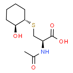 ChemSpider 2D Image | N-Acetyl-S-(trans-2-hydroxycyclohexyl)-L-cysteine | C11H19NO4S
