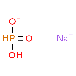 ChemSpider 2D Image | Sodium hydrogen phosphonate | H2NaO3P