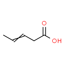 ChemSpider 2D Image | 3-Pentenoic acid | C5H8O2