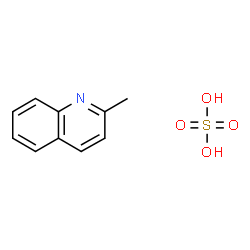 ChemSpider 2D Image | Quinaldine sulfate | C10H11NO4S