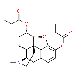 ChemSpider 2D Image | Dipropanoylmorphine | C23H27NO5