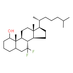 ChemSpider 2D Image | 7,7-Difluorocholestan-1-ol | C27H46F2O