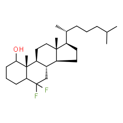 ChemSpider 2D Image | 6,6-Difluorocholestan-1-ol | C27H46F2O