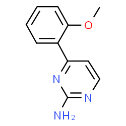 ChemSpider 2D Image | 4-(2-Methoxyphenyl)-2-pyrimidinamine | C11H11N3O