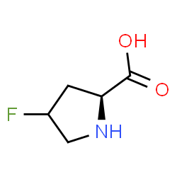 ChemSpider 2D Image | 4-Fluoro-L-proline | C5H8FNO2