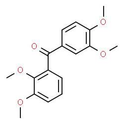 ChemSpider 2D Image | (2,3-Dimethoxyphenyl)(3,4-dimethoxyphenyl)methanone | C17H18O5