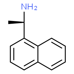 ChemSpider 2D Image | (+)-1-(1-Naphthyl)ethylamine | C12H13N