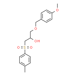 ChemSpider 2D Image | 1-[(4-Methoxybenzyl)oxy]-3-[(4-methylphenyl)sulfonyl]-2-propanol | C18H22O5S