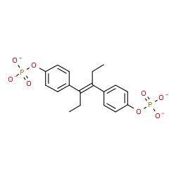 ChemSpider 2D Image | Diethylstilbestrol bisphosphate | C18H18O8P2