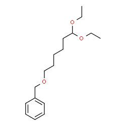 ChemSpider 2D Image | {[(6,6-Diethoxyhexyl)oxy]methyl}benzene | C17H28O3