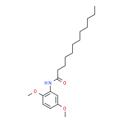 ChemSpider 2D Image | N-(2,5-Dimethoxyphenyl)dodecanamide | C20H33NO3