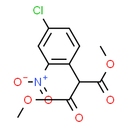 ChemSpider 2D Image | Dimethyl (4-chloro-2-nitrophenyl)malonate | C11H10ClNO6