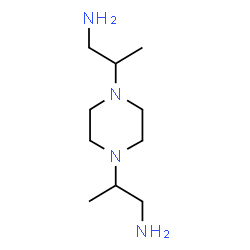 ChemSpider 2D Image | 2,2'-(1,4-Piperazinediyl)di(1-propanamine) | C10H24N4