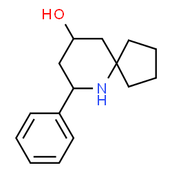 ChemSpider 2D Image | 7-Phenyl-6-azaspiro[4.5]decan-9-ol | C15H21NO