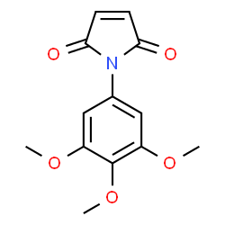 ChemSpider 2D Image | 1-(3,4,5-Trimethoxyphenyl)-1H-pyrrole-2,5-dione | C13H13NO5