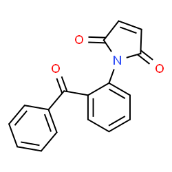 ChemSpider 2D Image | 1-(2-Benzoylphenyl)-1H-pyrrole-2,5-dione | C17H11NO3