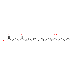 ChemSpider 2D Image | 5-oxo-15-hydroxy-6,8,11,13-eicosatetraenoic acid | C20H30O4