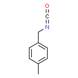 ChemSpider 2D Image | 4-Methylbenzyl isocyanate | C9H9NO